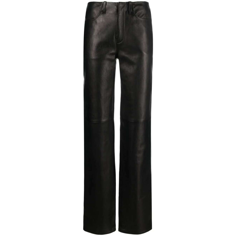 Leren broek best sale dames zwart