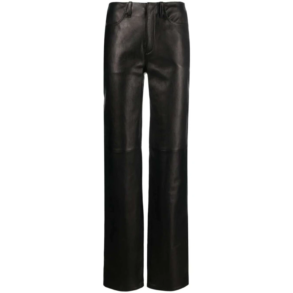 Alexander wang Leather Trousers Black Dames