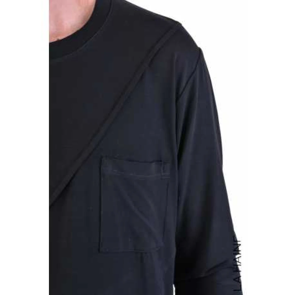 La Haine Inside Us Zwarte Bamboe T-shirt Korte Mouwen Zak Black Heren