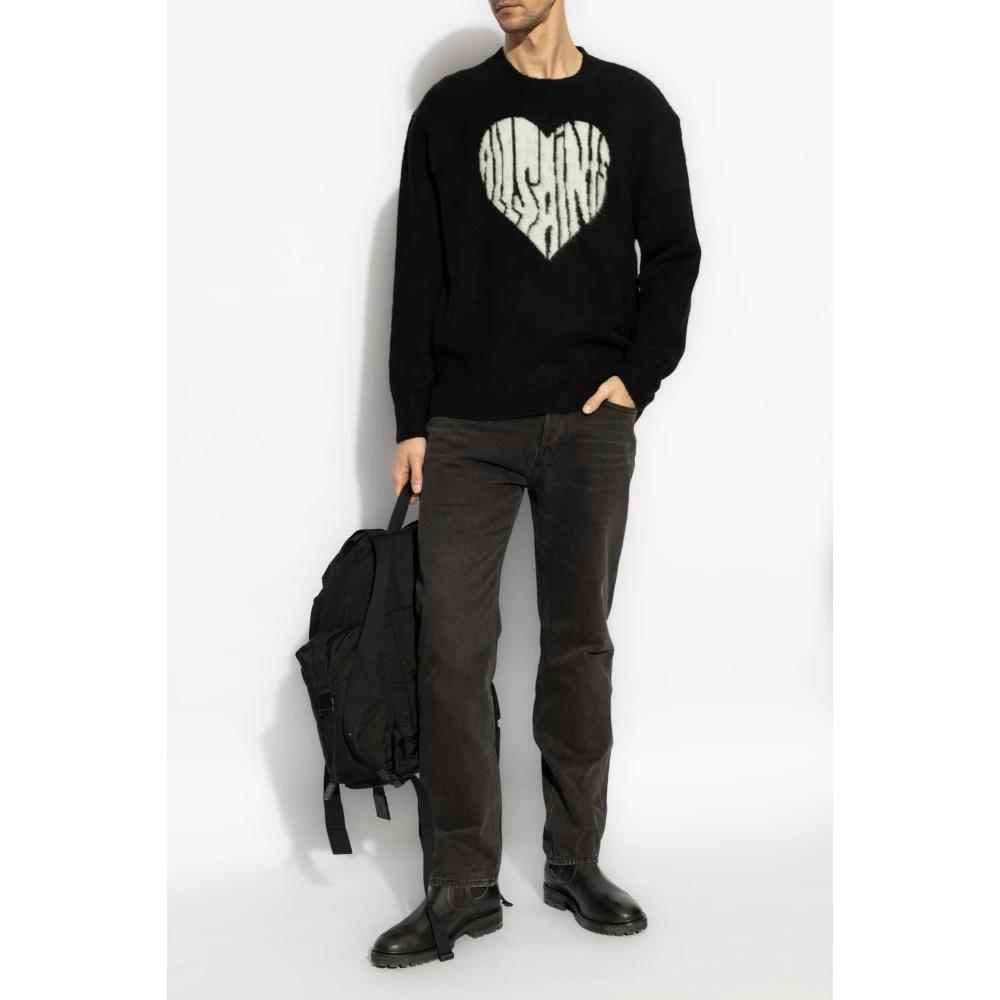 AllSaints Bubble Sweater Black Heren