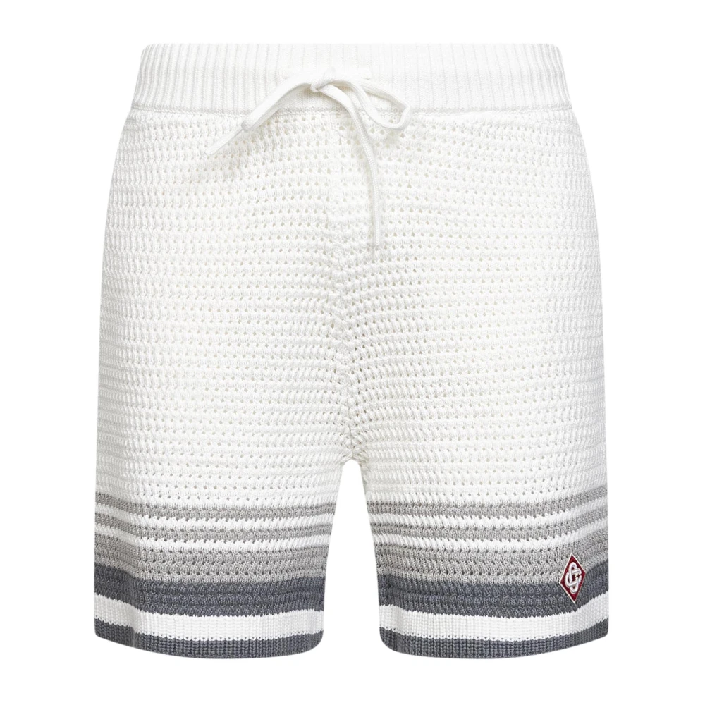 Casablanca Men's White Shorts - Casual Shorts - S - Shorts