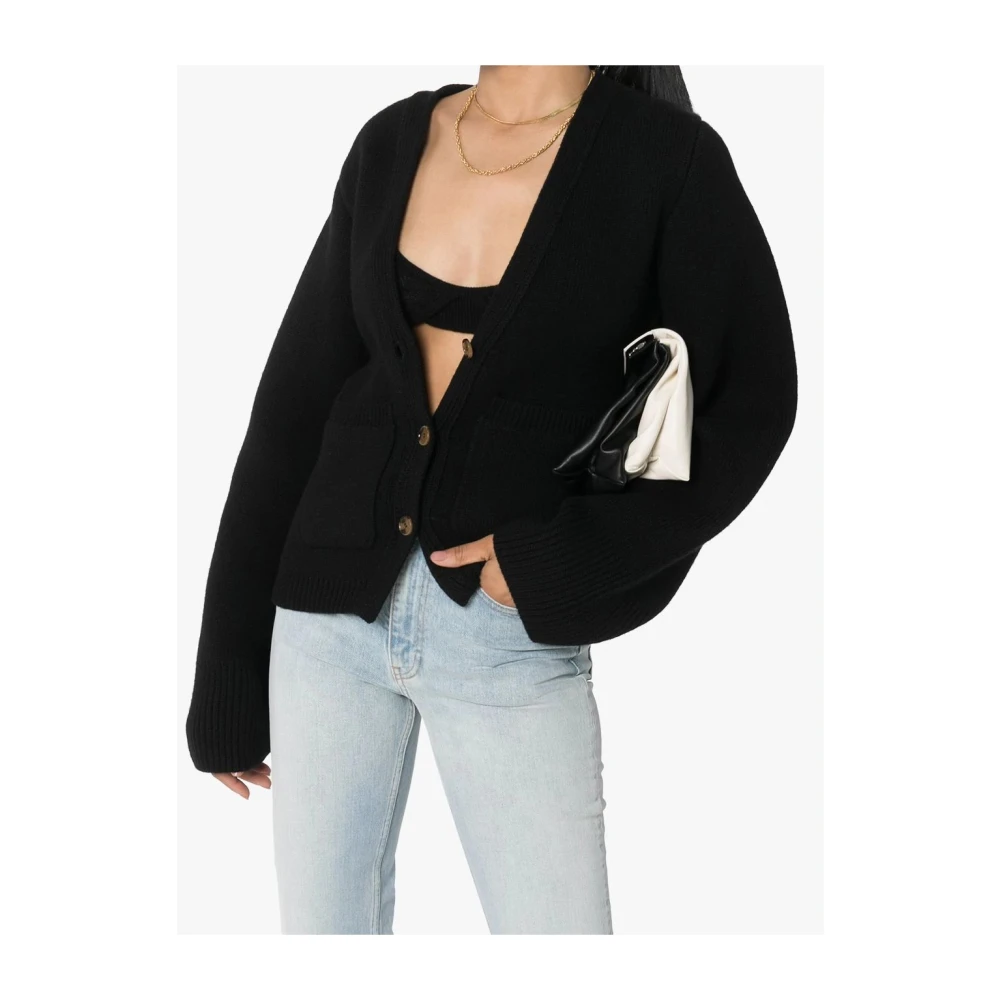 Khaite Zwart Scarlet Vest Black Dames