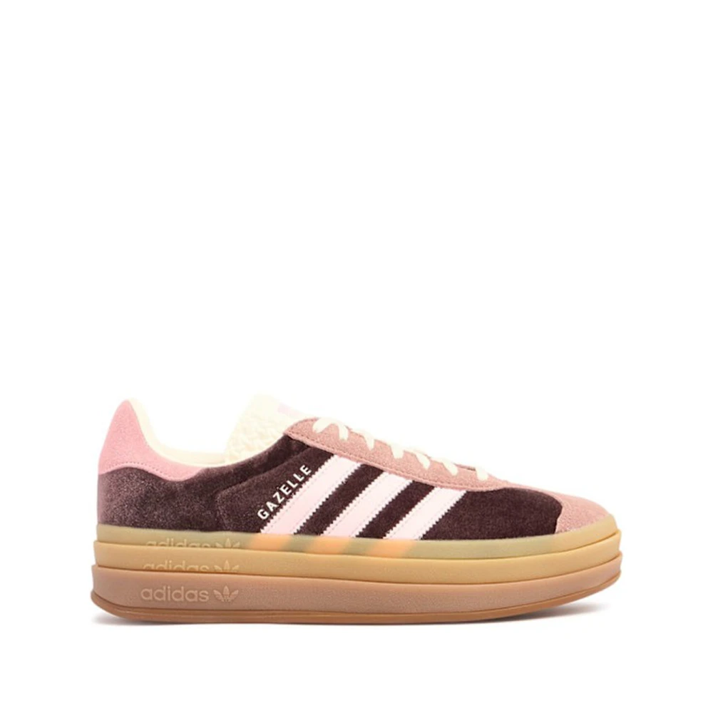 Adidas Brun Gazelle Bold Sneakers Mocka Brown, Dam