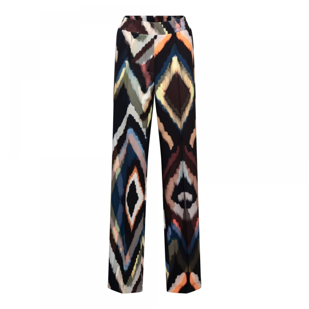 &Co Woman Slim Fit Pantalon met Pintuck-detail Multicolor Dames