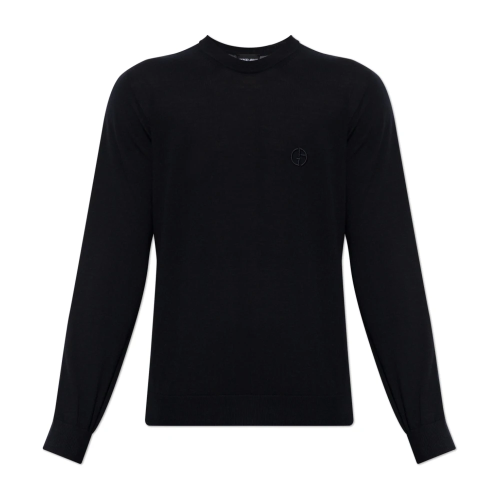 Giorgio Armani Uomo Pullover In Lana Vergine Blu It Taglia 48- Mytheresa - Immagine 3