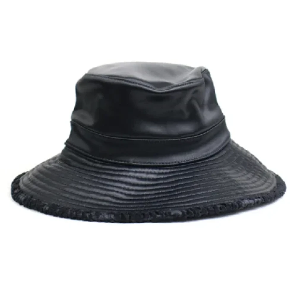 Hermès Vintage Pre-owned Fabric hats Black Dames