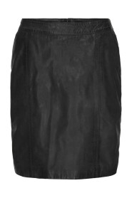 Blyantskjørt med lommer Skind 100102