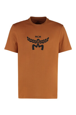 rafflad-crew-neck-bomull-t-shirt