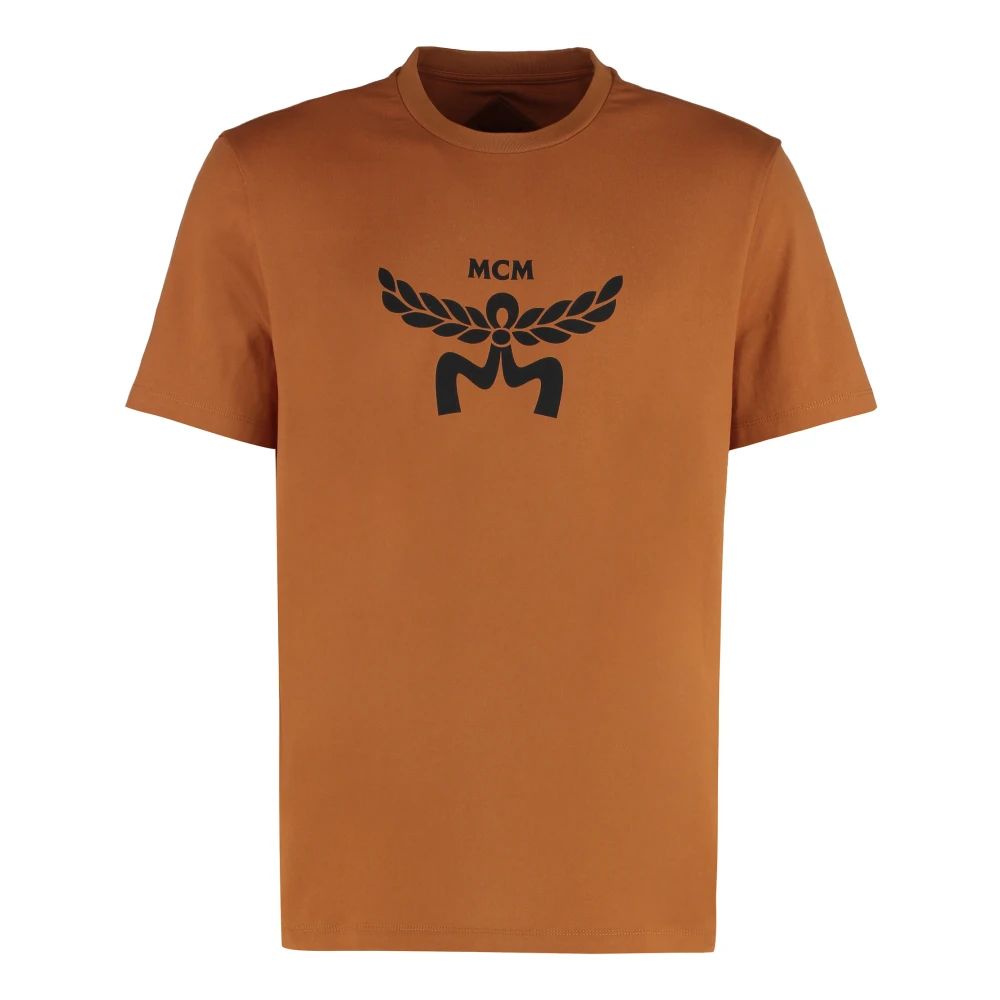 MCM - Tops > T-Shirts - Brown - MCM - Modalova