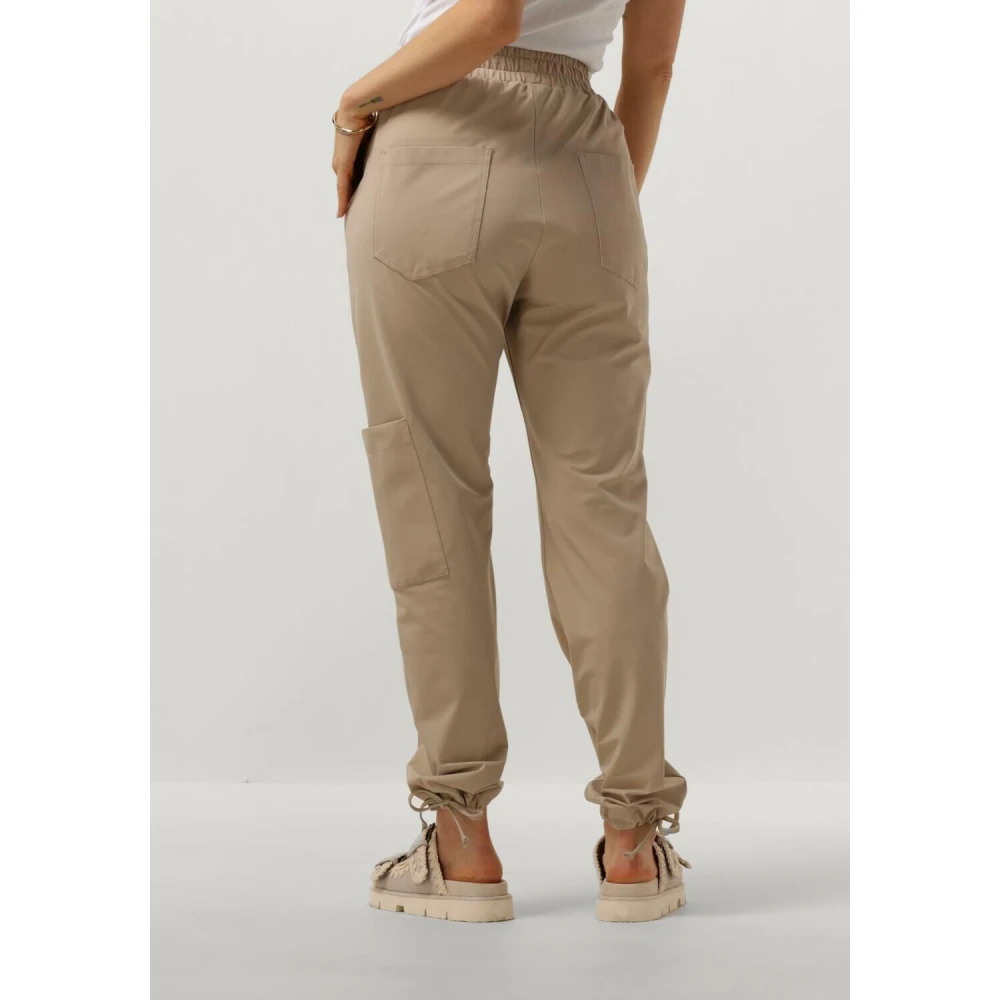 Penn&Ink N.Y Zandkleurige Trousers voor Dames Beige Dames