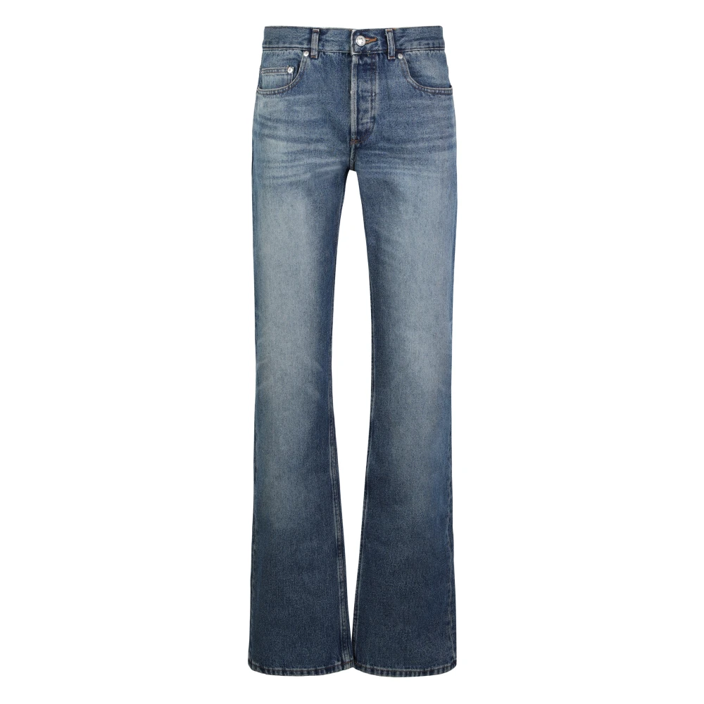 A.p.c. Men's Blue Rescue Straight Leg Jeans