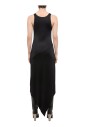 robe-noire-en-jersey-avec-ourlet-echarpe