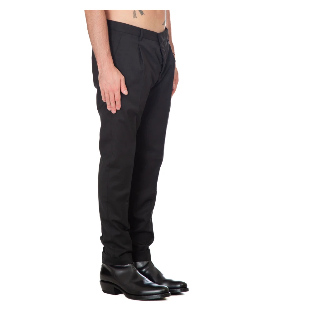 Briglia Geplooide Broek Black Heren