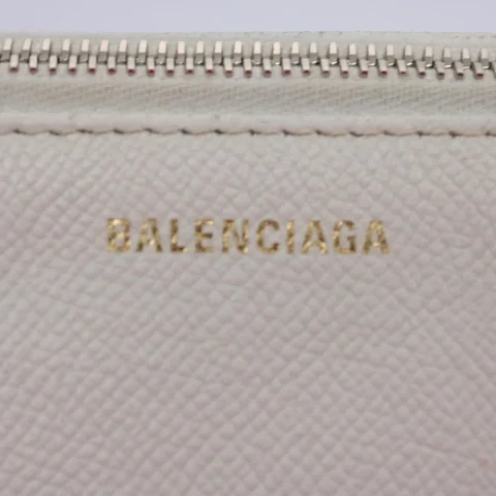 Balenciaga Vintage Pre-owned Leather clutches White Dames