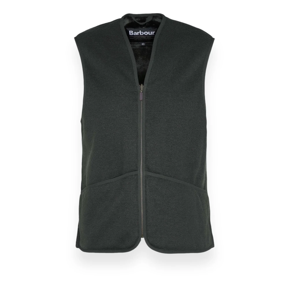 Barbour Green Waistcoats, Male, 3XL, Winter Fleece Vest