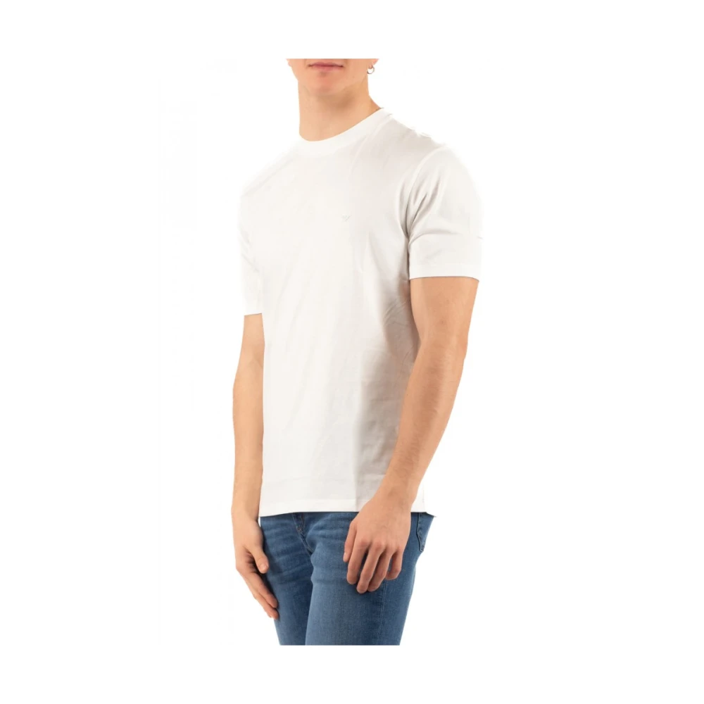 Emporio Armani Stijlvol T-shirt voor mannen White Heren