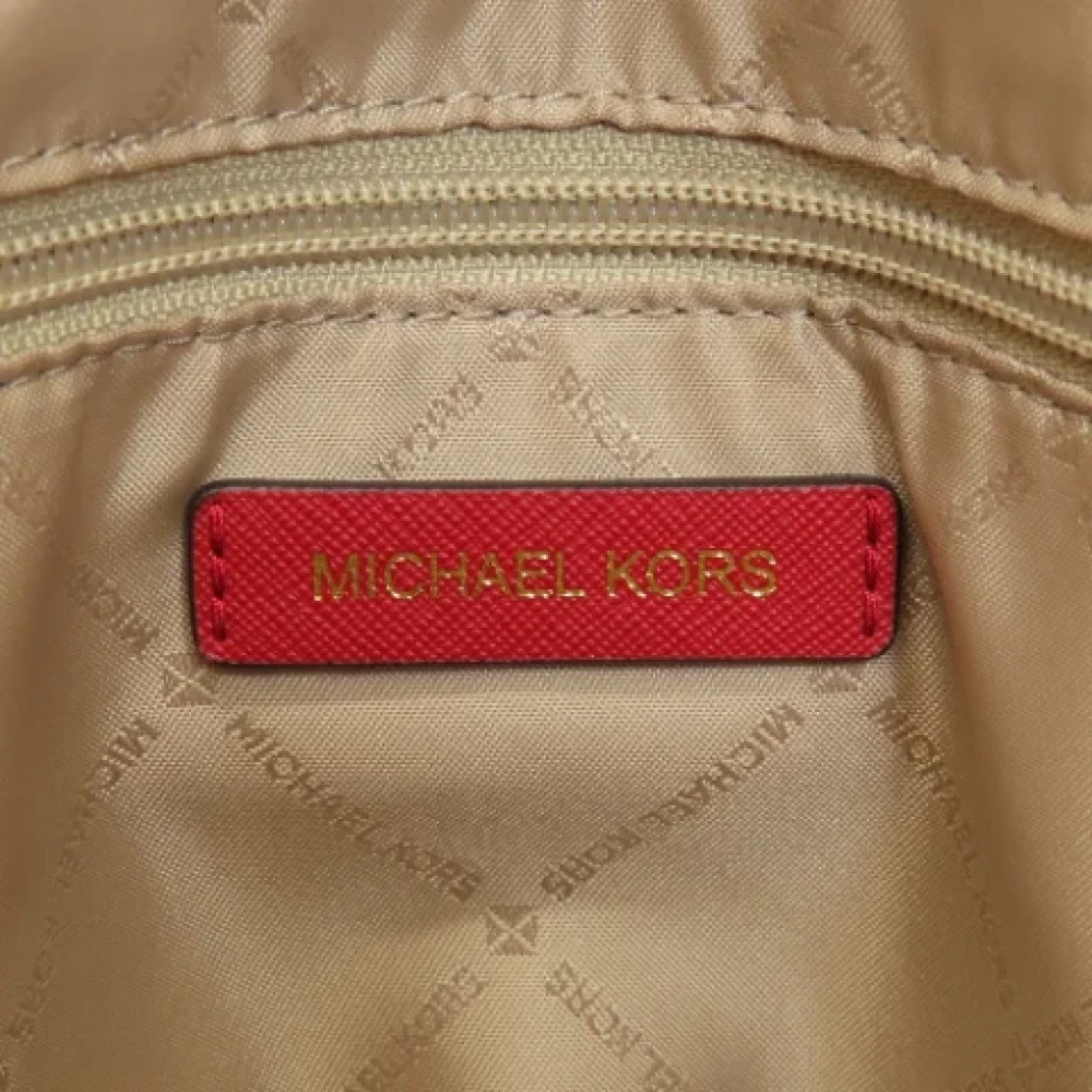 Michael Kors Pre-owned Leather totes Red Dames