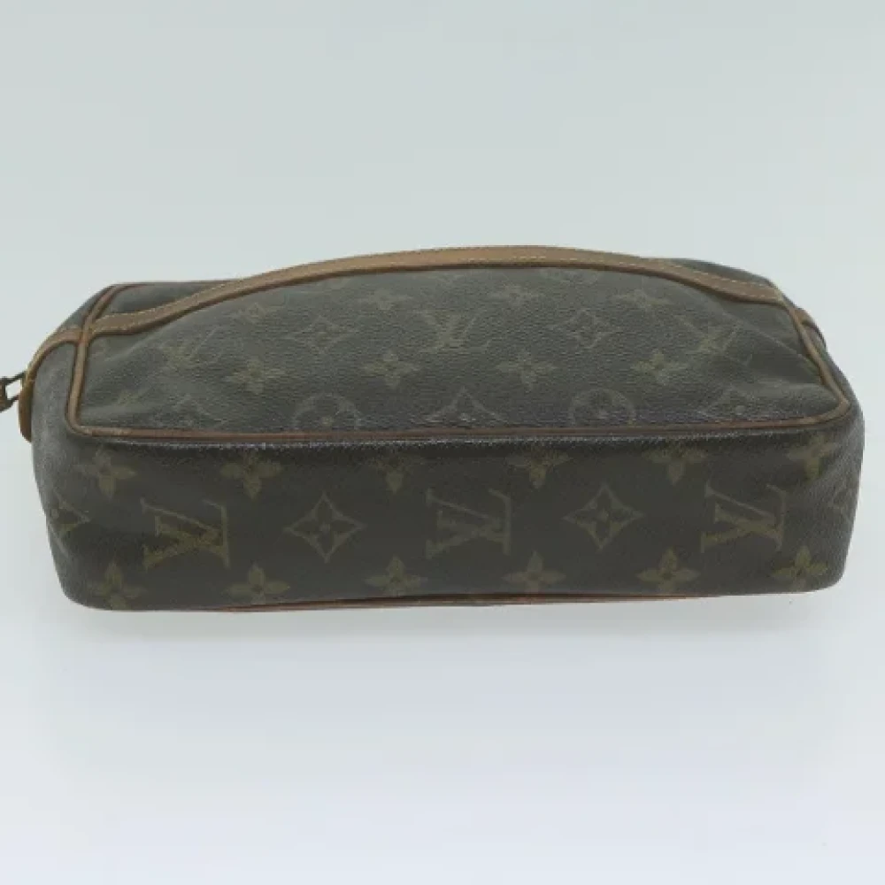 Louis Vuitton Vintage Pre-owned Canvas clutches Brown Dames
