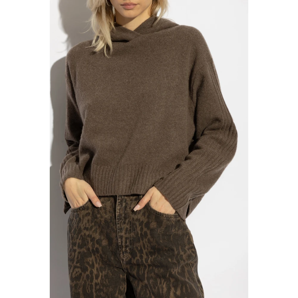 AllSaints Hooded Sweater Ines Brown Dames