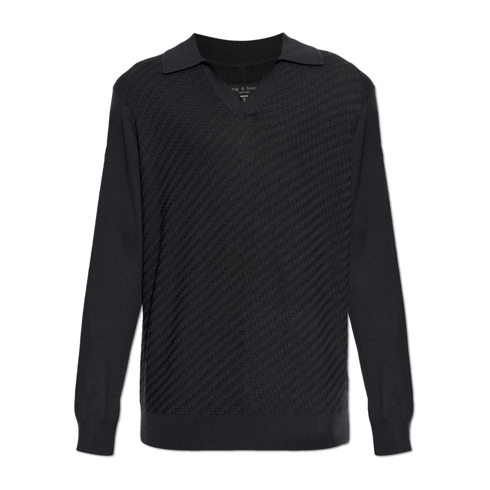 Rag & Bone Uomo Grigio - Wool Turtleneck - Knitwear - M