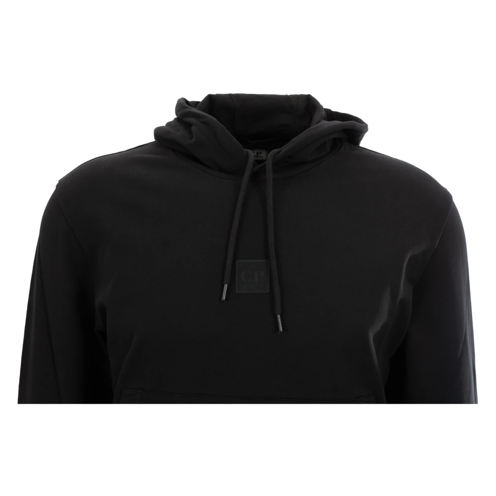C.P. Company Zwarte Hoodie Black Heren