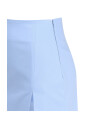 jupe-bleue-en-coton-a-taille-haute