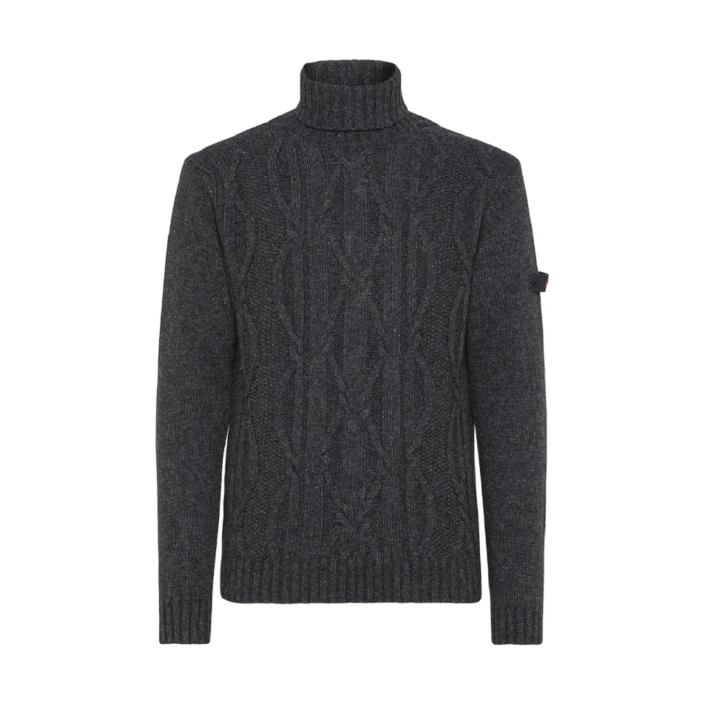 Peuterey Men's Gray Turtleneck Jumper - Turtlenecks - Xl - Knitwear