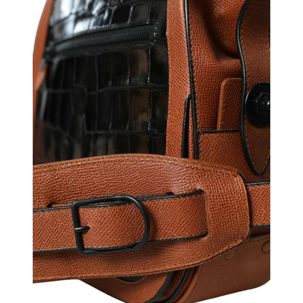 Balenciaga Elegante Krokodil Crossbody Tas Black Dames