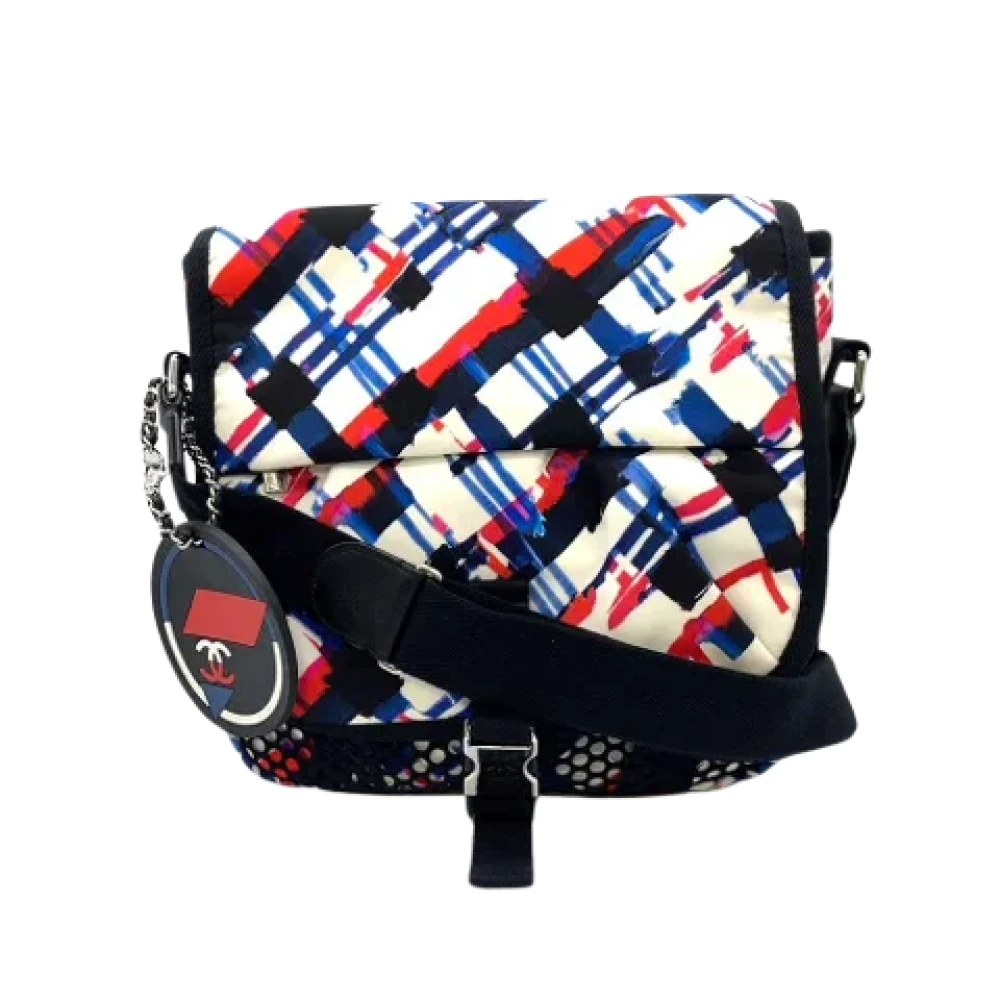 Chanel Vintage Pre-owned Canvas crossbody-bags Multicolor Dames
