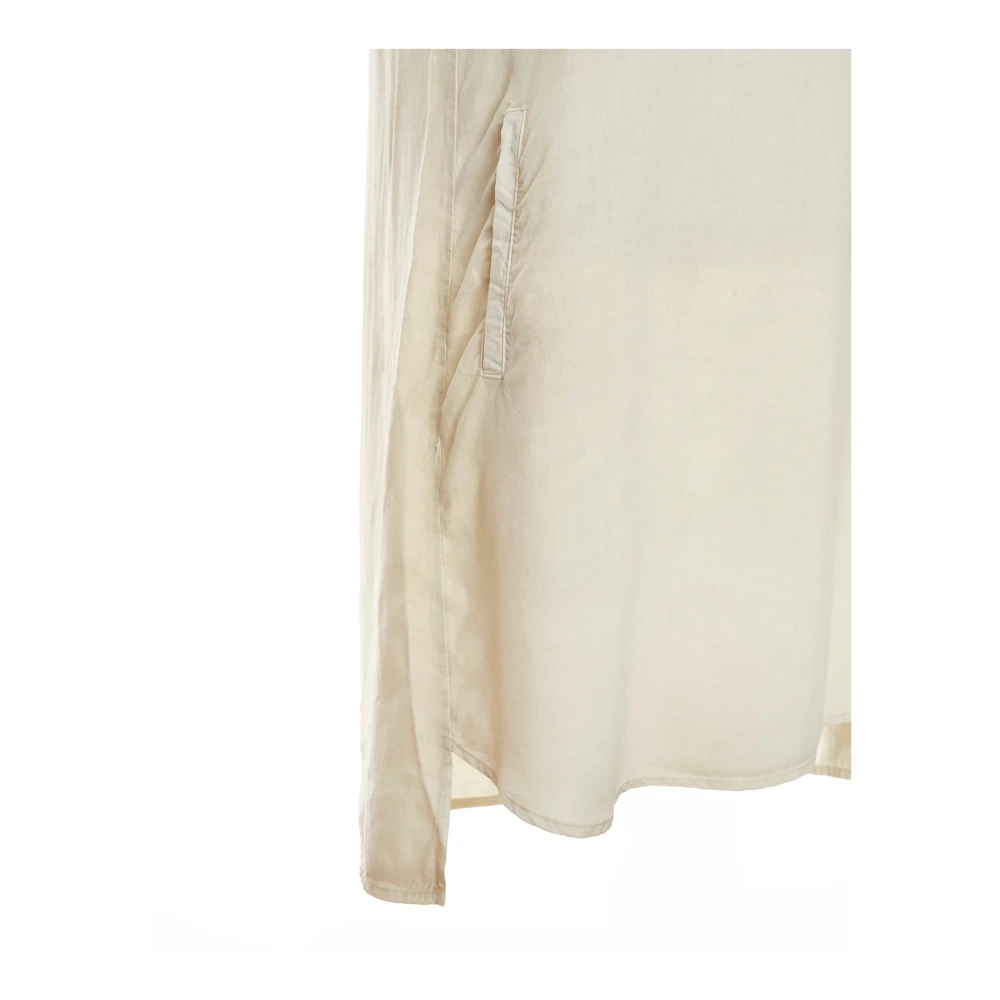 Bella Dahl Mouwloze A-Lijn Jurk met V-Hals Beige Dames