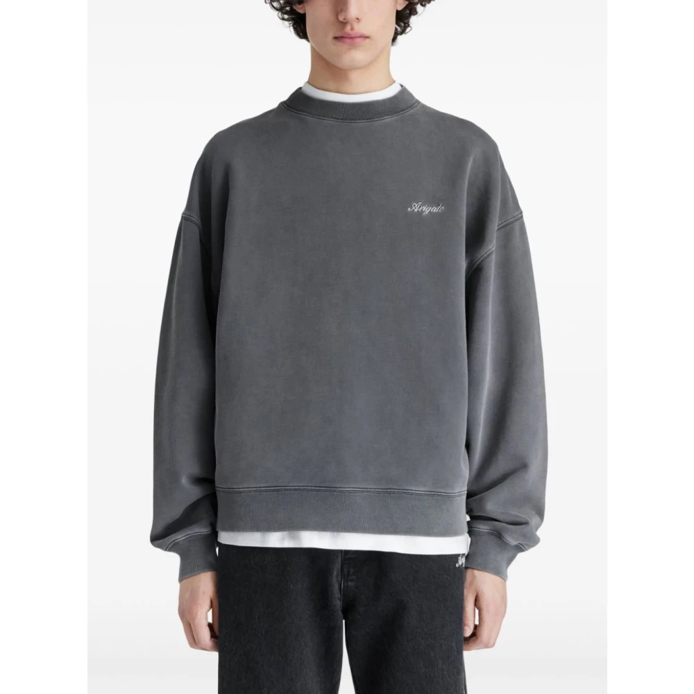 Axel Arigato Honot Gewassen Sweatshirt Gray Heren