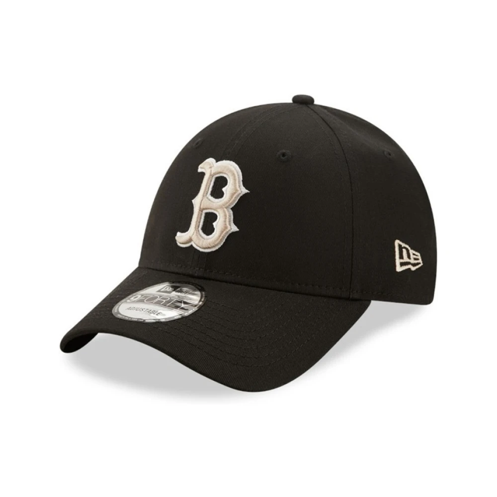 new era Zwarte Red Sox League Essential Pet Black Heren