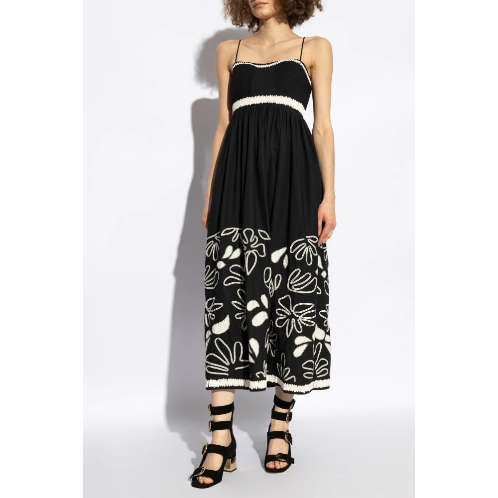 Ulla Johnson Jurk met bandjes Black Dames