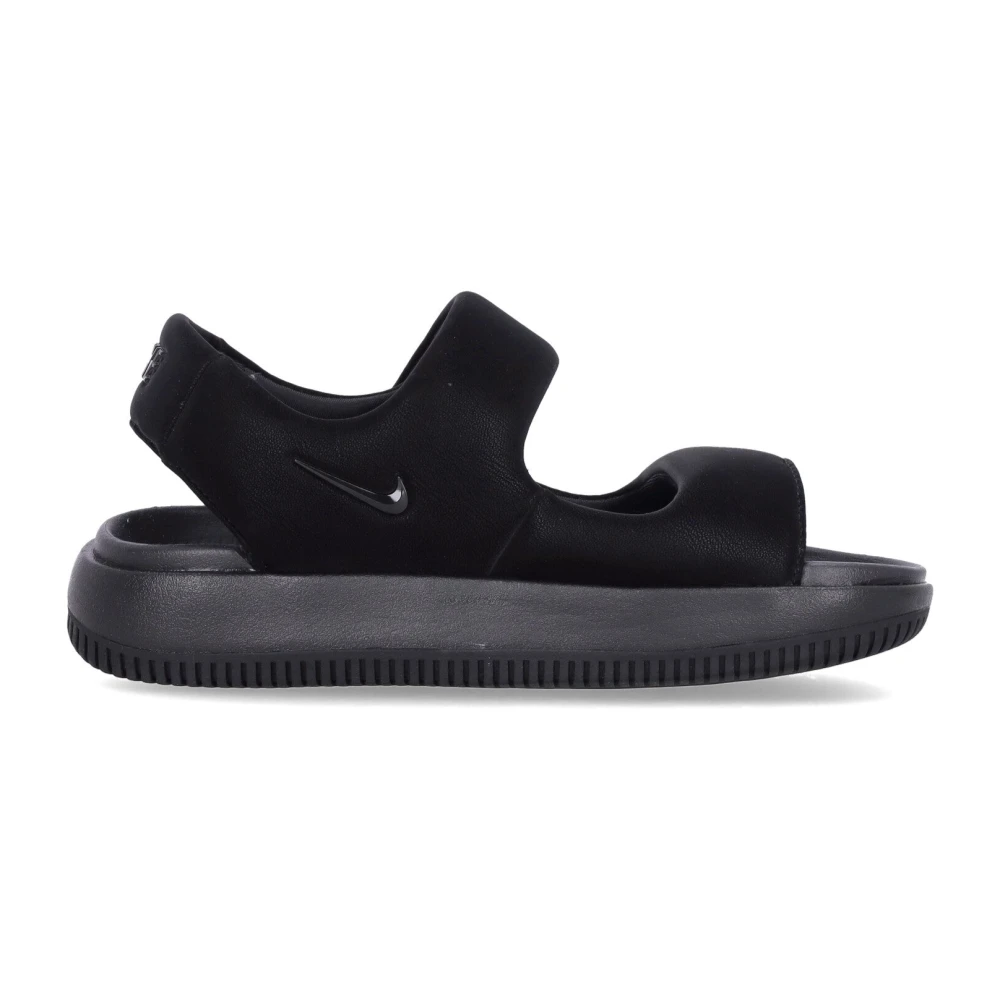 Nike Women's Black Rubber Sandal With Contoured Design - Outdoor Shoes - 2 1/2 Uk - Sport