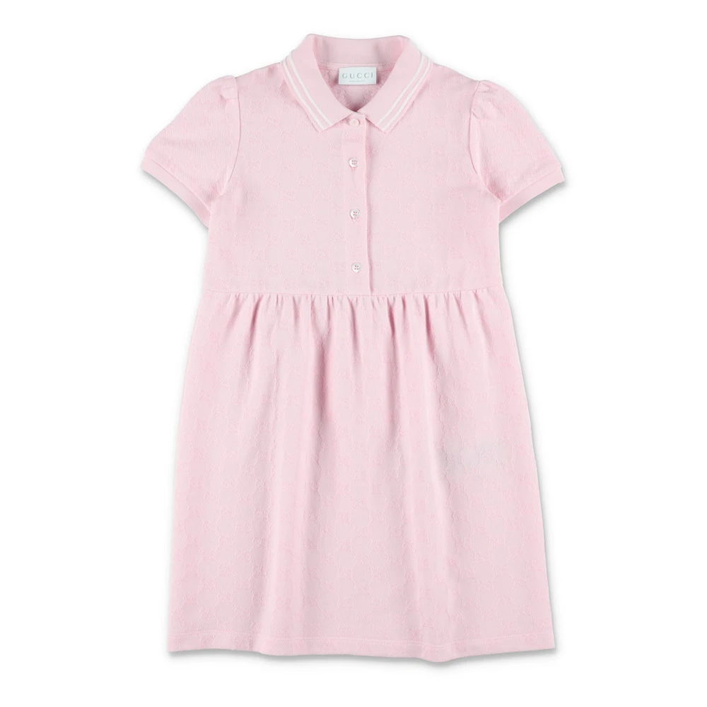 Gucci Pink Polo Dress - Female - Dresses - 10 Y - Kids