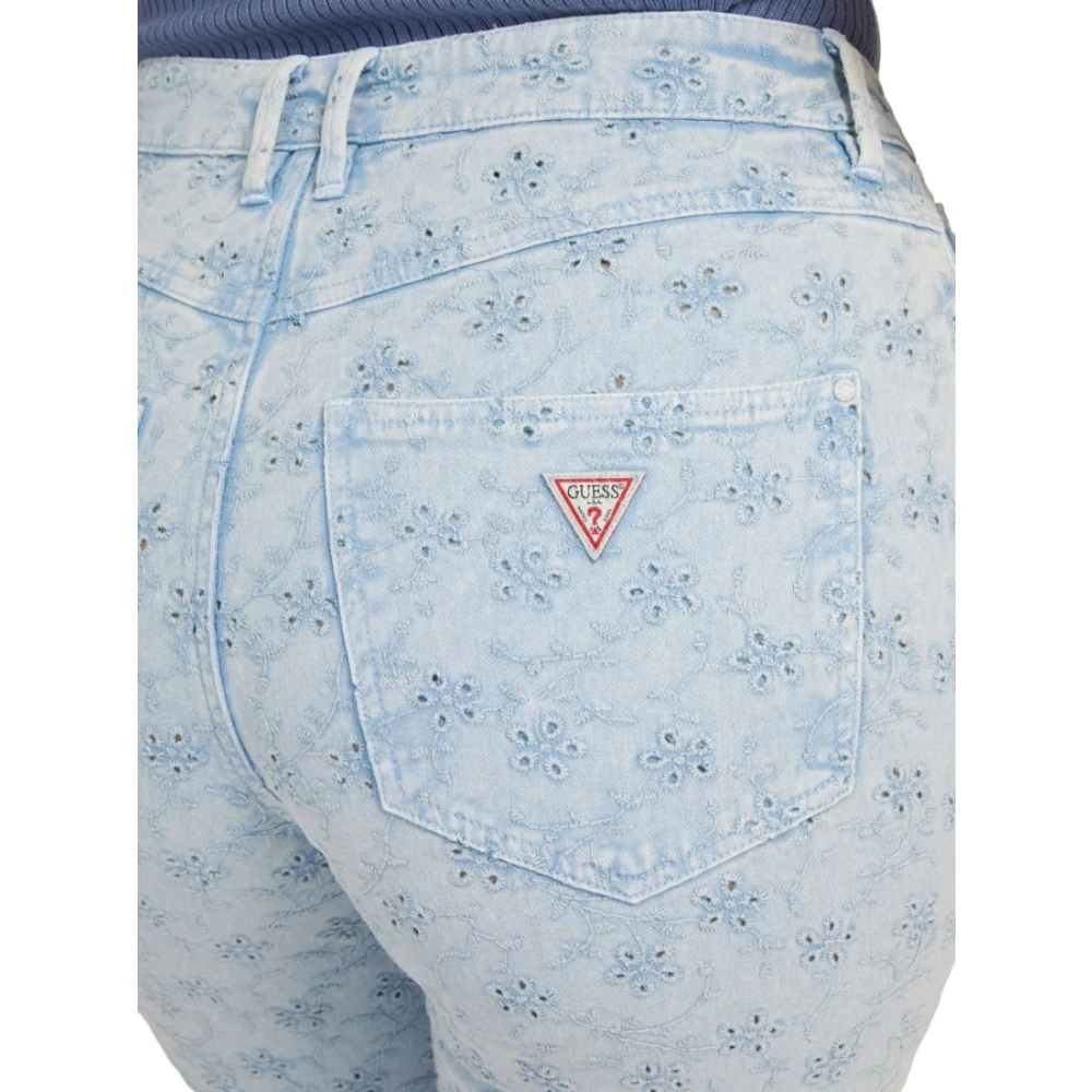 Guess Slim-fit Denim Broek Blue Dames