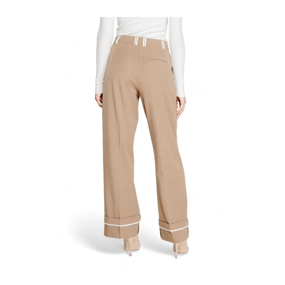 Only Gemengde Damesbroek Herfst Winter Collectie Brown Dames
