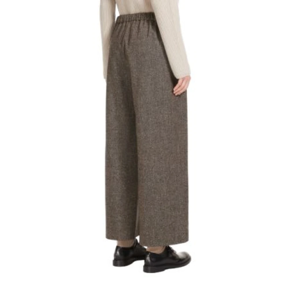 Max Mara Bruine joggingbroek met trekkoord Brown Dames