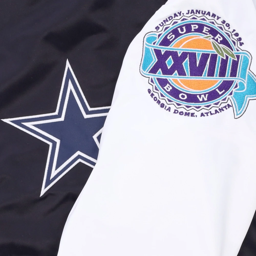 Mitchell & Ness Dallas Cowboys Bomberjack Black Heren