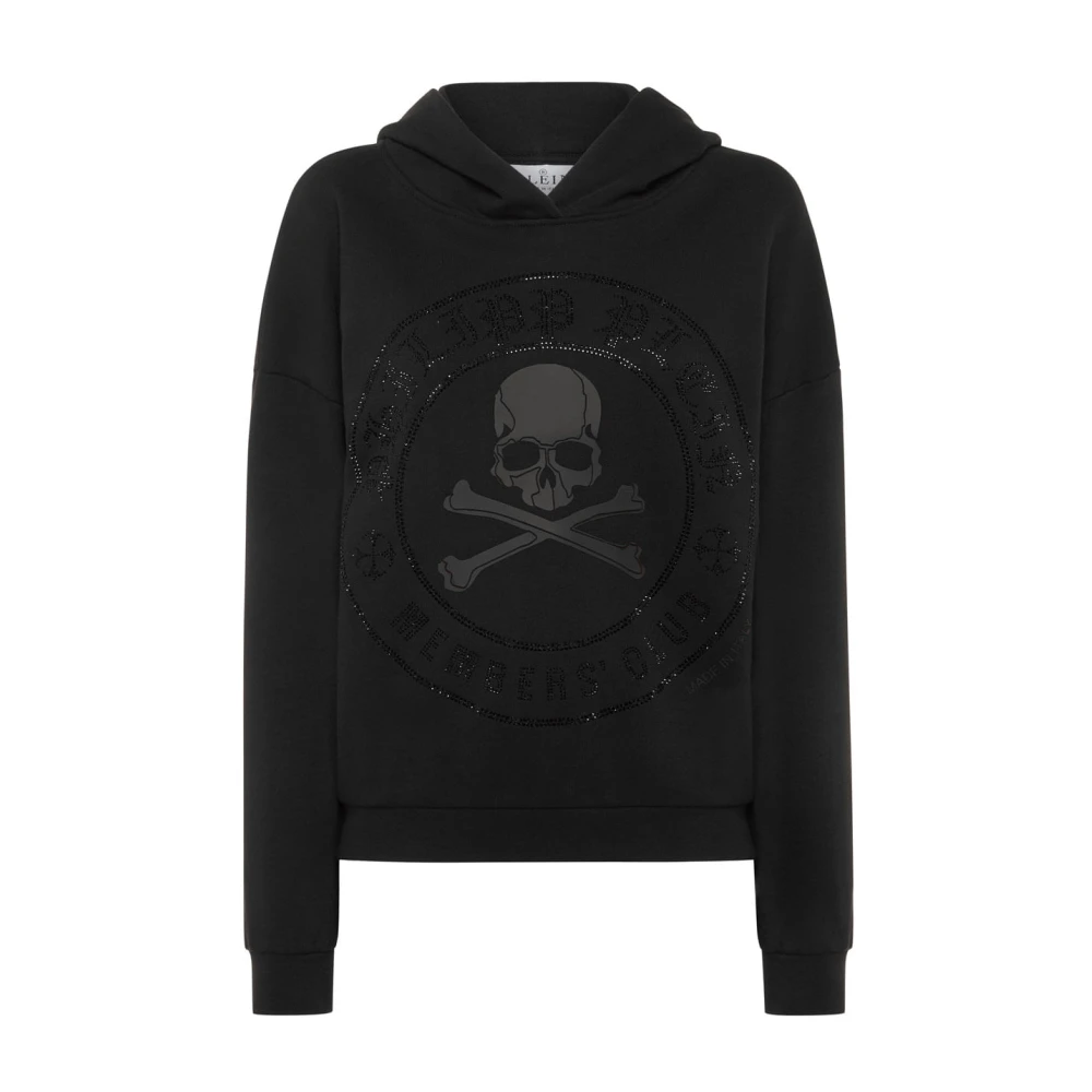 Philipp Plein Unieke Dames Hoodie met Stijl Aadcwjb1768Pjo002N02 Black Dames