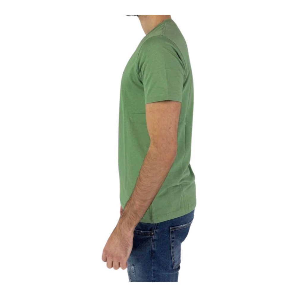 U.s. Polo Assn. Casual Katoenen T-shirt Green Heren
