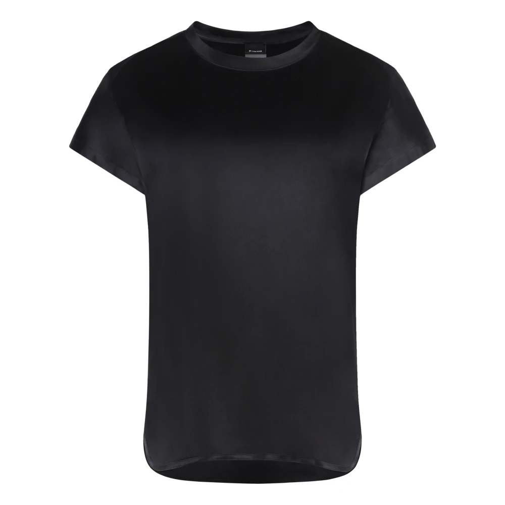 Pinko Women's Black Farida Silk Blouse - T-Shirts - M - Tops