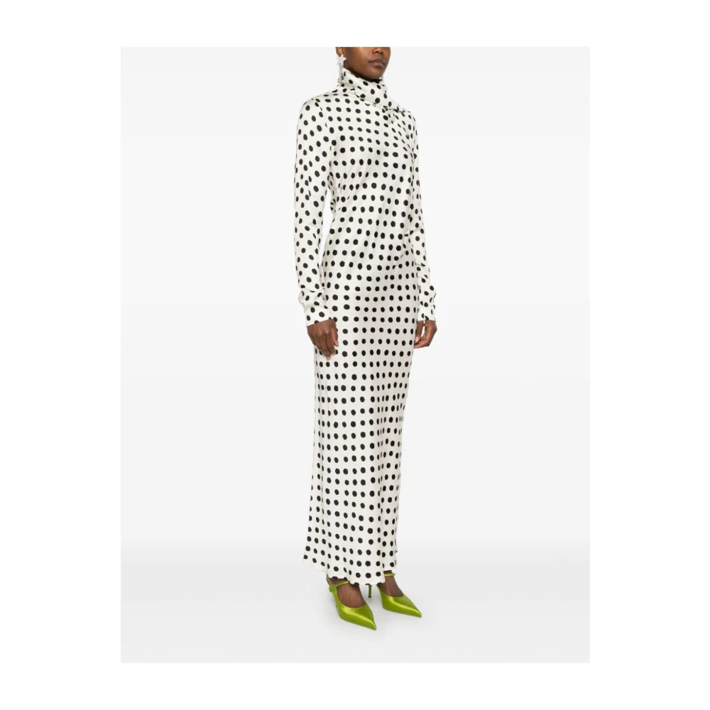 Msgm Maxi Jurk Wit White Dames
