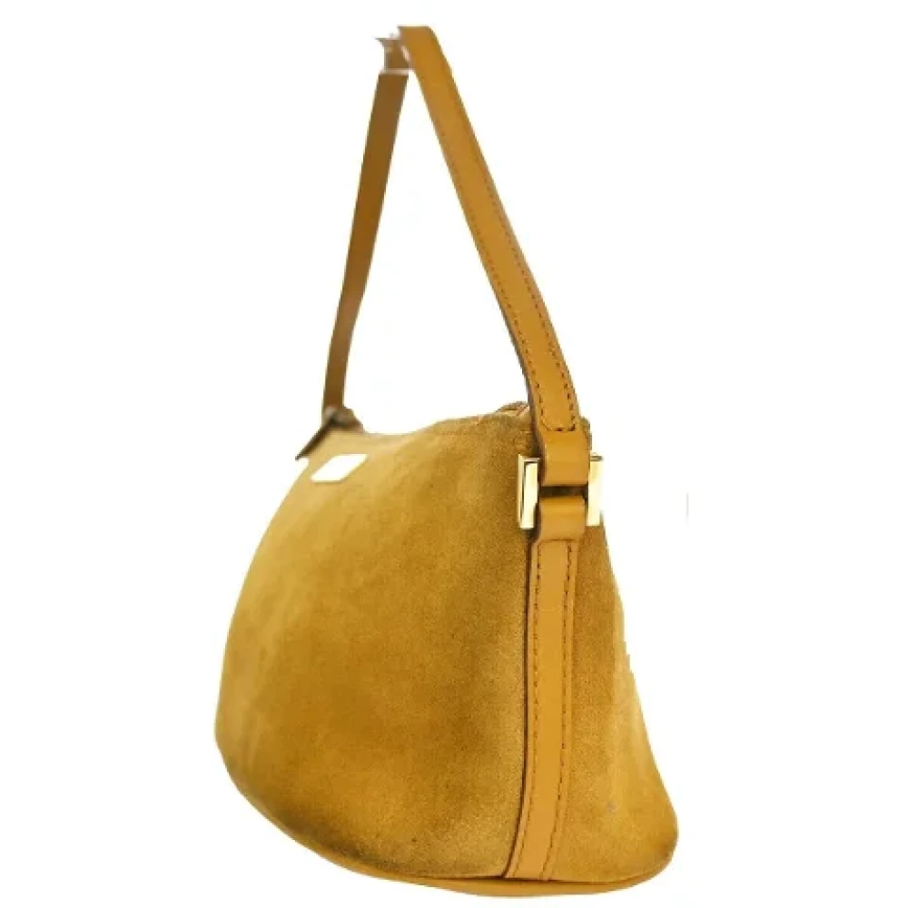 Gucci Vintage Pre-owned Suede gucci-bags Yellow Dames