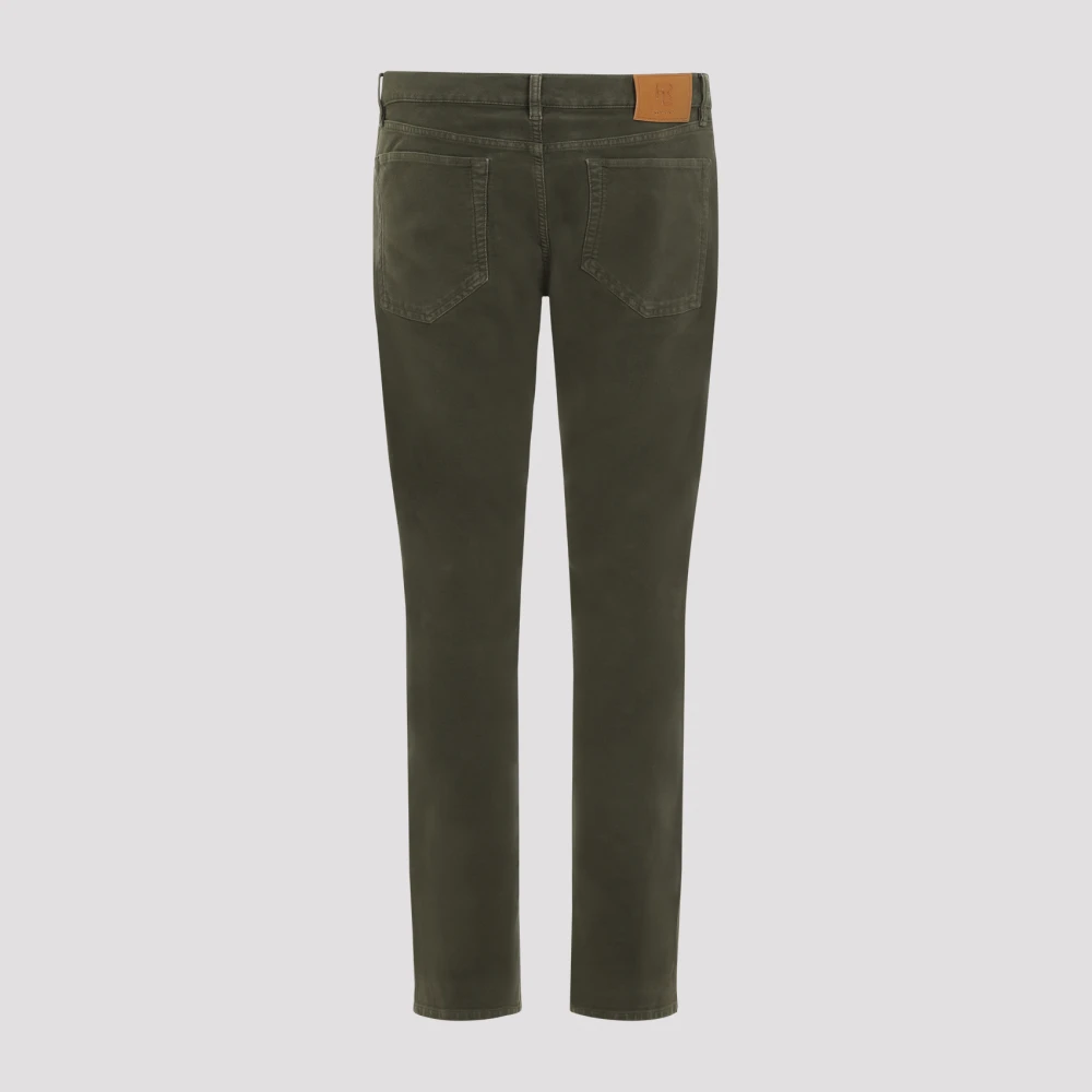 Ralph Lauren Slim-Fit 5-Pocket Broek Green Heren
