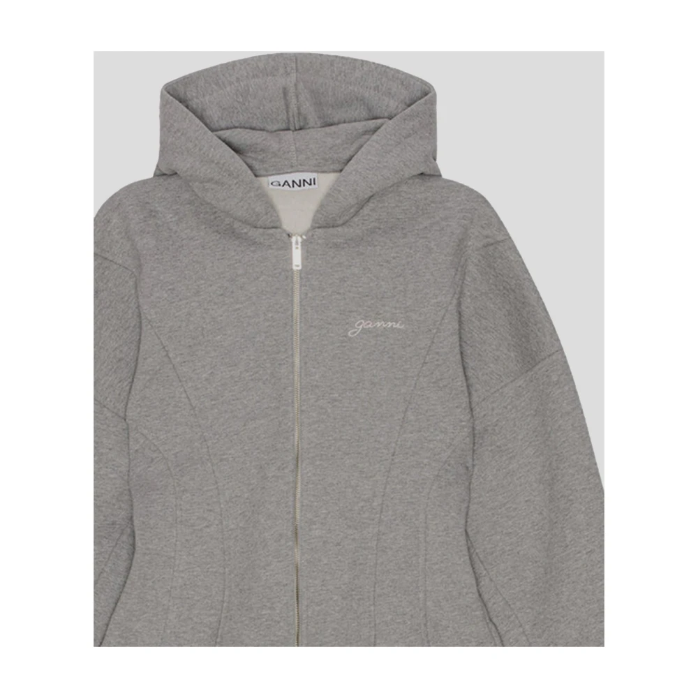 Ganni Dames Sweatshirt Mode Gray Dames