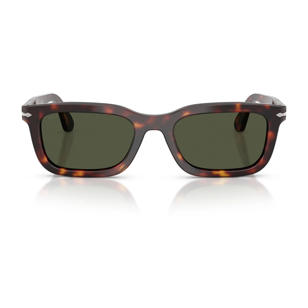 Persol Unisex Green Po3396s 24/31 Sunglasses Acetate Turtle Squared Normal - Image 3
