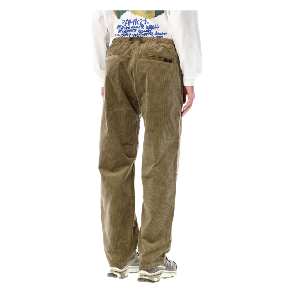 Gramicci Stijlvolle Corduroy Broek Laurel Aw24 Green Heren