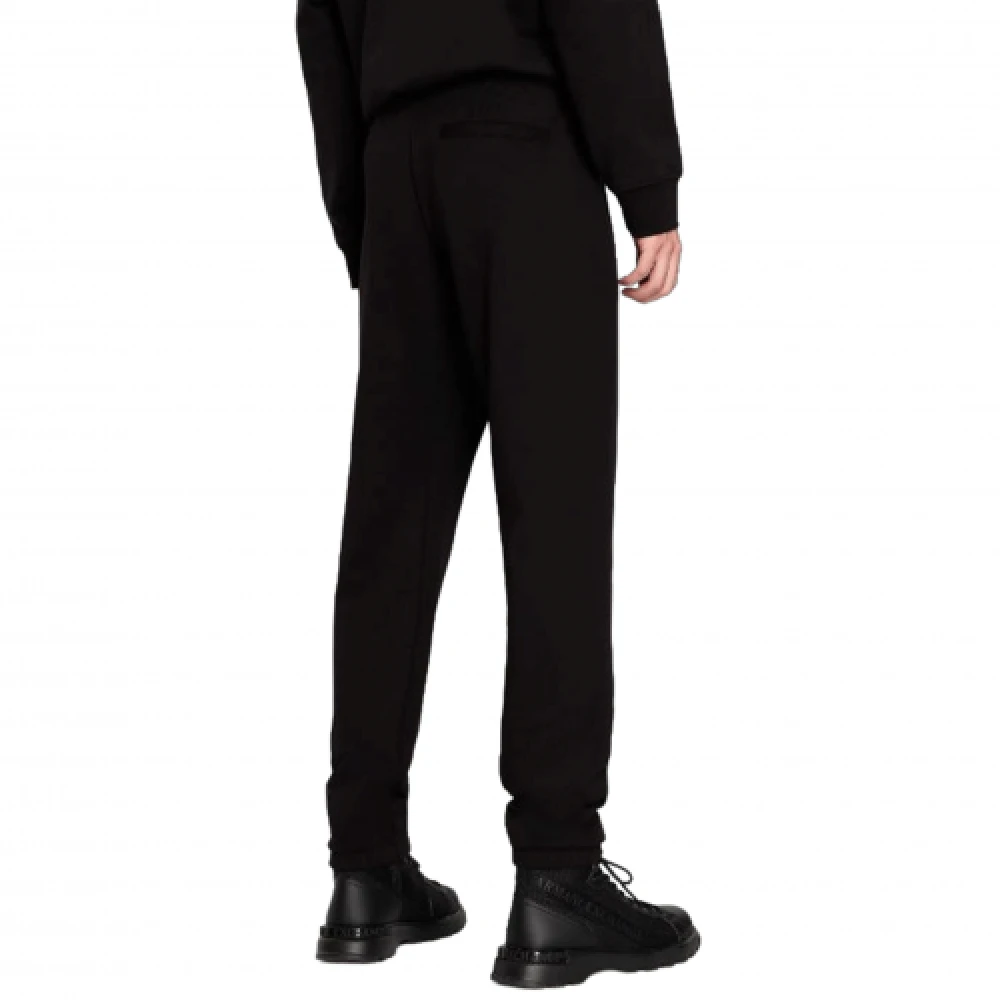 Armani Exchange Zwarte joggingbroek voor heren met elastische tailleband Black Heren