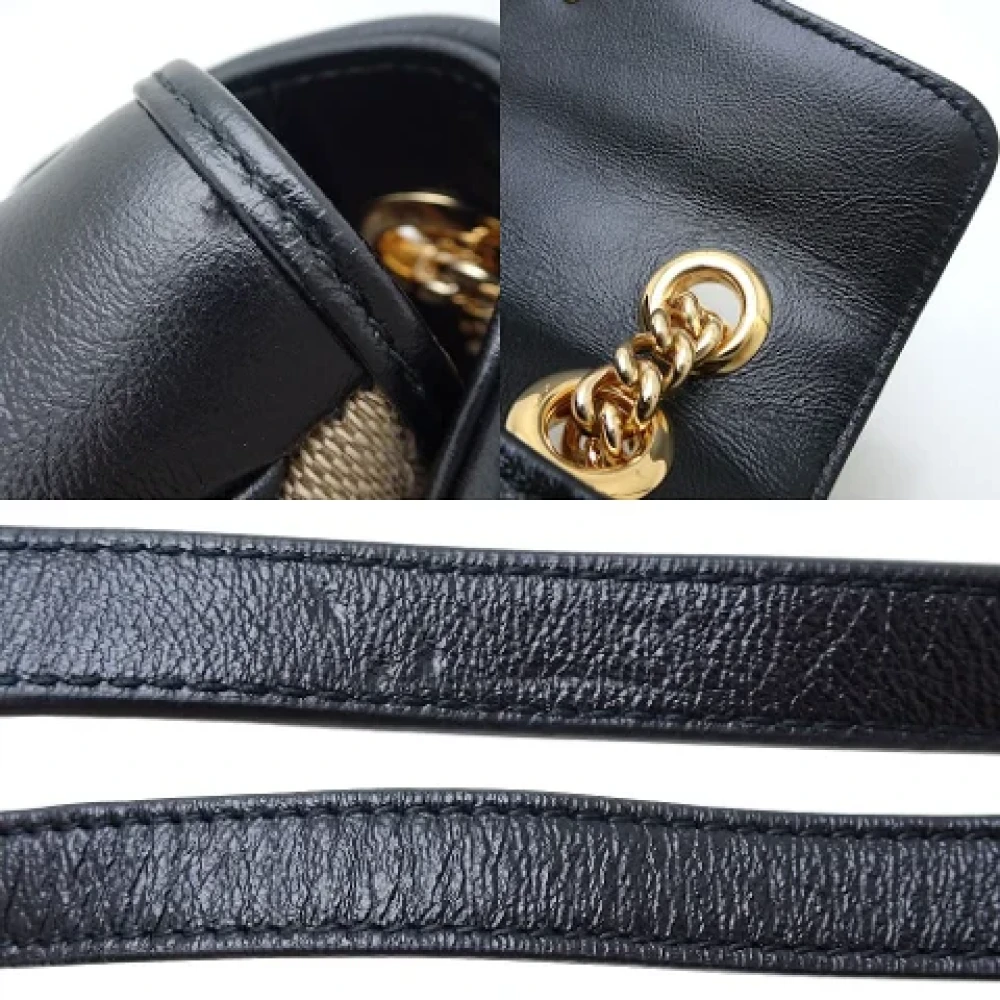 Gucci Vintage Pre-owned Canvas gucci-bags Beige Dames